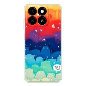 Чехол на Блейд А35 с Котами (VPrint) (Mew)