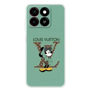 Чехлы Луи Витон для ZTE Blade A35 (AlphaPrint - LOUIS VUITTON) (Микки Маус LV)