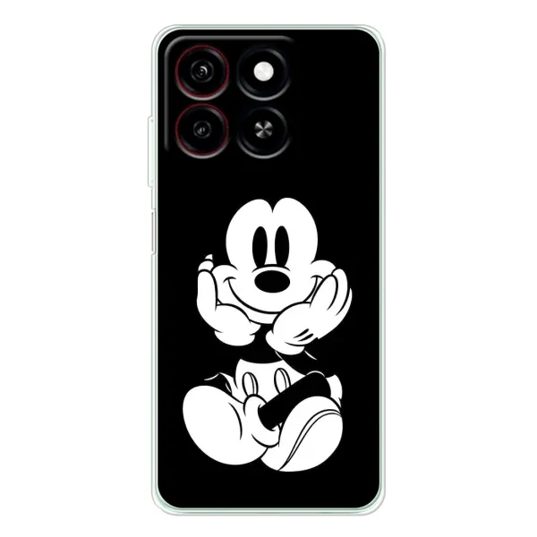 Чехол с принтом «Микки на черном» для ZTE Blade A35 Чехол с принтом «Микки на черном» для ZTE Blade A35