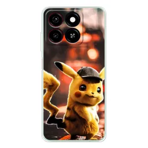 Чехол с Пикачу на ZTE Blade A35 (Милый Пикачу)