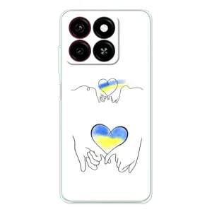 Чехол для Патриота Украины ZTE Blade A35 - (AlphaPrint) (Мир Украине)