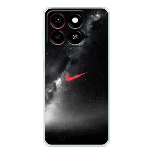 Чехол для ZTE Blade A35 - с принтом Найк (AlphaPrint) (Найк красный)