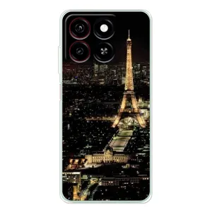 Чехол Эйфелева Башня для ZTE Blade A35 - (AlphaPrint) (Ночной Париж)