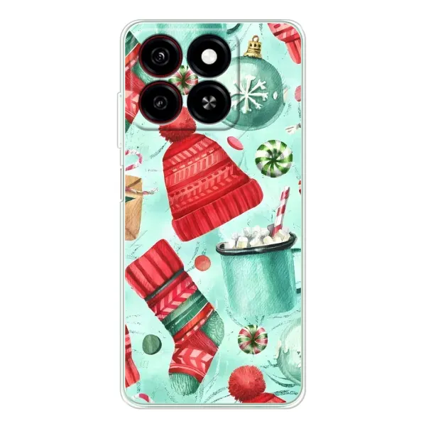 Чехол с принтом «Одежда НГ» для ZTE Blade A35 Чехол с принтом «Одежда НГ» для ZTE Blade A35