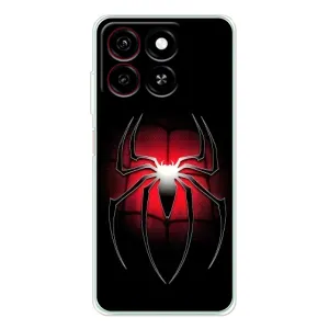 Чехол с человеком пауком для ZTE Blade A35 - (AlphaPrint) (Паук марвел)