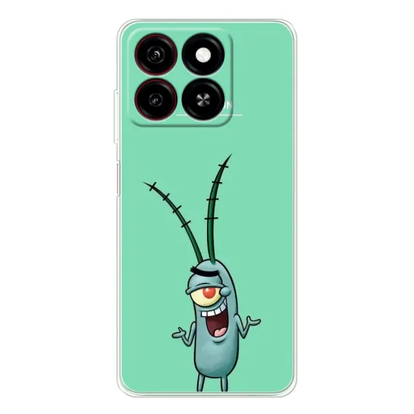 Чехол с принтом «Персонаж Планктон» для ZTE Blade A35