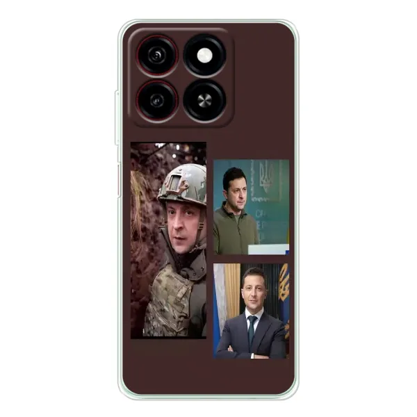 Чехол с принтом «Президент» для ZTE Blade A35 Чехол с принтом «Президент» для ZTE Blade A35