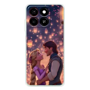 Чехол Рапунцель для ZTE Blade A35 (Принцесса и принц)