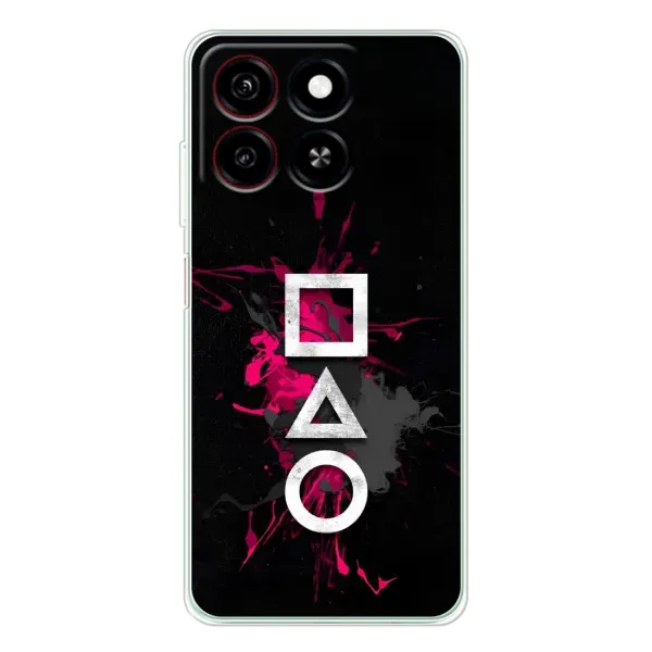 Чохол з принтом «Символи Гра кальмара» для ZTE Blade A35 Чохол з принтом «Символи Гра кальмара» для ZTE Blade A35