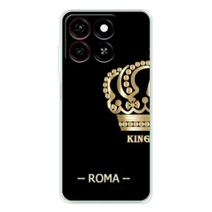 Чехлы для ZTE Blade A35 (VPrint) - Футбольные клубы (Roma)