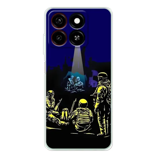 Чехол с принтом «Рождество в Украине» для ZTE Blade A35 Чехол с принтом «Рождество в Украине» для ZTE Blade A35