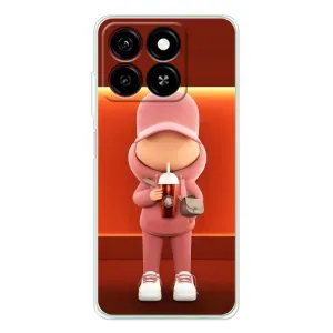 Крутые Чехлы Луи Виттон для ZTE Blade A35 (AlphaPrint) (С Кофе)