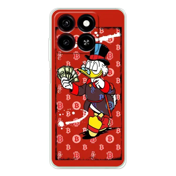 Чехол с принтом «Scrooge MagDag» для ZTE Blade A35