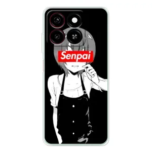 Чехлы Персонажи Аниме Наруто для ZTE Blade A35 (AlphaPrint) (Senpai)