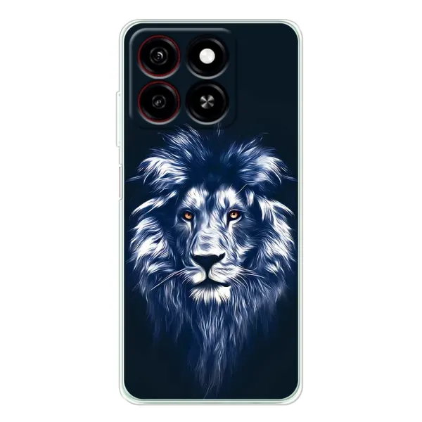 Чехол с принтом «Синий Лев» для ZTE Blade A35 Чехол с принтом «Синий Лев» для ZTE Blade A35