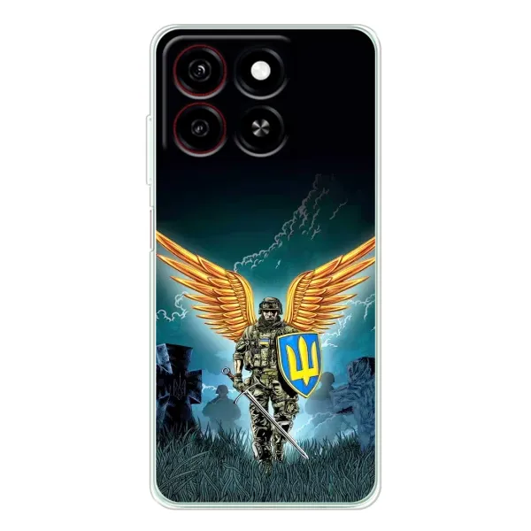 Чохол з принтом «Солдат ЗСУ» для ZTE Blade A35 Чохол з принтом «Солдат ЗСУ» для ZTE Blade A35