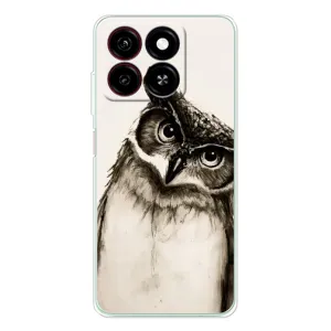 Чехол с птицами на ZTE Blade A35 (VPrint) (Сова)