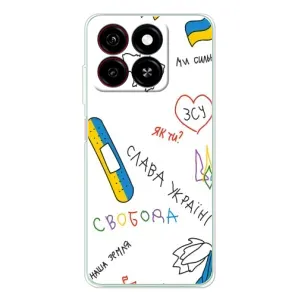 Чехлы Доброго вечора, ми за України для Блейд А35 (AlphaPrint) (Стикер)