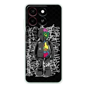 Чехлы для ZTE Blade A35 - Bearbrick Louis Vuitton (PREMIUMPrint) (Стиль Bearbrick)