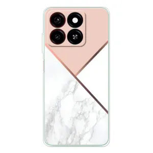 Мраморный чехол на ZTE Blade A35 (VPrint) (Тройной мрамор)