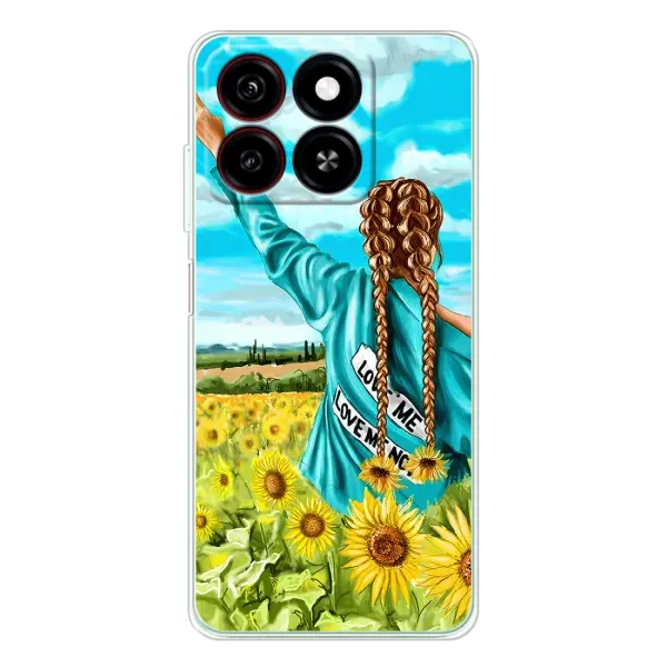 Чохол з принтом «Україночка» для ZTE Blade A35 Чохол з принтом «Україночка» для ZTE Blade A35
