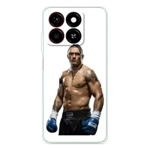 Чехол с картинкой Александр Усик для ZTE Blade A35 (Усик на белом)