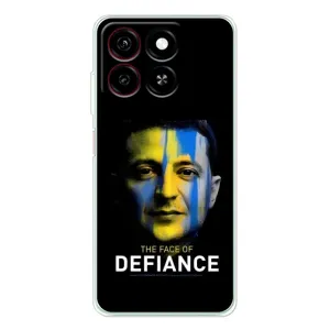 Чехол для ZTE Blade A35 (AlphaPrint - с принтом Зеленского) (В. Зеленский)