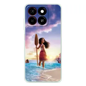 Чехол с мультфильмом Моана ZTE Blade A35 (Моана с веслом)