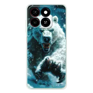 Чехол с картинкой «Хищники» для ZTE Blade A35 (Полярный медведь)