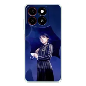 Силиконовый чехол с картинкой для ZTE Blade A35 (Венсдей)