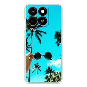 Силиконовый чехол с КАРТИНКАМИ лето для ZTE Blade A35 (AlphaPrint) (Взгляд лето)