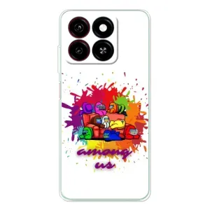 Чехол Амонг Ас для ZTE Blade A35 (AlphaPrint) (Яркий АмонгАс)