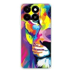Чехол со Львом для ZTE Blade A35 (VPrint) (Яркий Лев)
