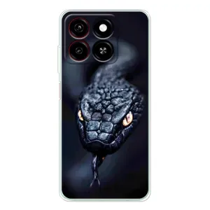 Чехол с картинкой «Хищники» для ZTE Blade A35 (Черная змея)