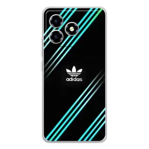 Чехлы Адидас для ZTE Blade A36 (AlphaPrint) (Адидас с полосами)