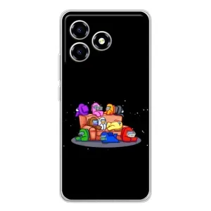 Чехол Амонг Ас для ZTE Blade A36 (AlphaPrint) (Амонг-ас)