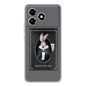 Брендновые Чехлы для ZTE Blade A36 - (PREMIUMPrint) (Бакс Бани LV)