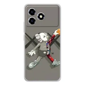 Чехлы для ZTE Blade A36 - Bearbrick Louis Vuitton (PREMIUMPrint) (Беарбрик Джордан)