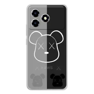 Чехлы для ZTE Blade A36 - Bearbrick Louis Vuitton (PREMIUMPrint) (БеарБрик глаза)