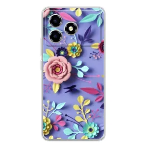 Чохли з квітами для ZTE Blade A36 (VPrint) (Дизайн квітів)