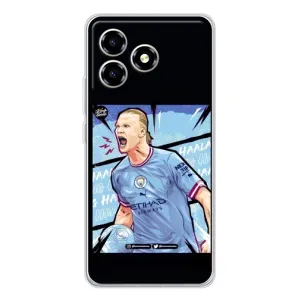 Чехлы с футболистом Ерлинг Холанд для ZTE Blade A36 (AlphaPrint) (гол Эрлинг Холланд)