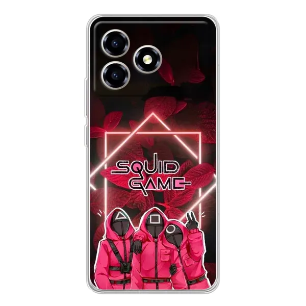 Чехол с принтом «Охранники Игра кальмара» для ZTE Blade A36 Чехол с принтом «Охранники Игра кальмара» для ZTE Blade A36