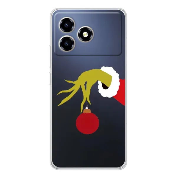 Чехол с принтом «Гринч с игрушкой» для ZTE Blade A36 Чехол с принтом «Гринч с игрушкой» для ZTE Blade A36