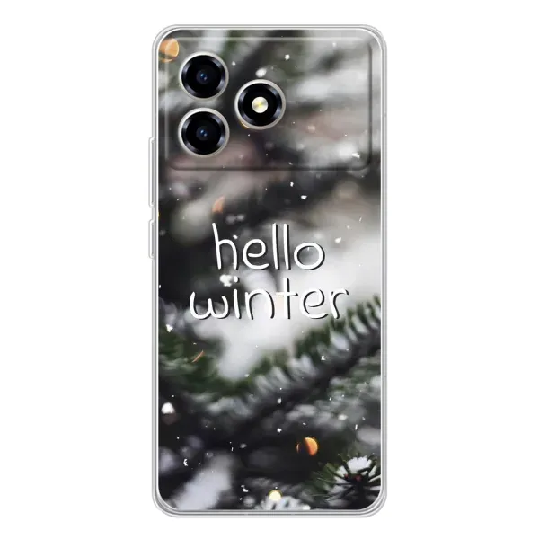 Чехол с принтом «Hello winter» для ZTE Blade A36 Чехол с принтом «Hello winter» для ZTE Blade A36