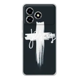 Чехол для ZTE Blade A36 (AlphaPrint) - (Христианские) (Иисус)