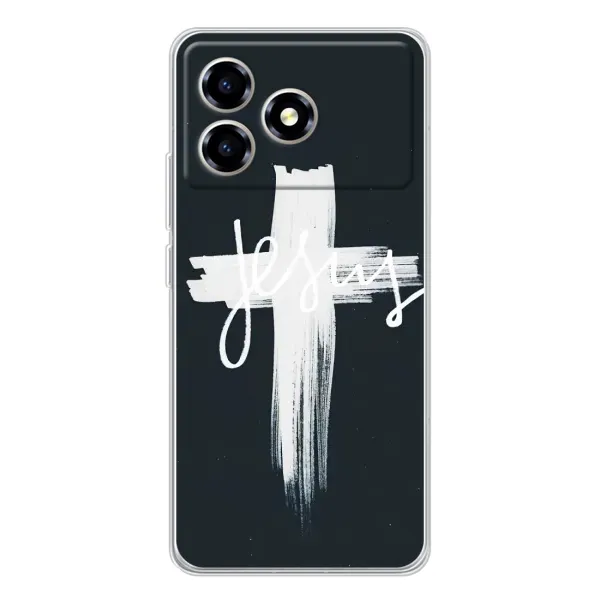 Чехол с принтом «Иисус» для ZTE Blade A36