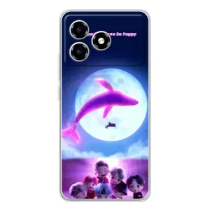 Чехлы BTS для ZTE Blade A36 (AlphaPrint) (КИТ BTS)