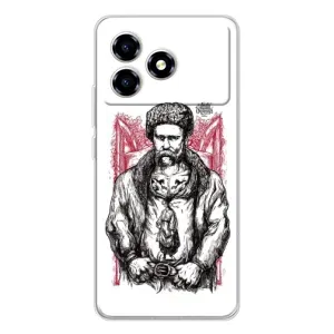 Чохли для ZTE Blade A36 с принтом Тараса Шевченко (AlphaPrint) (Козак Шевченко)