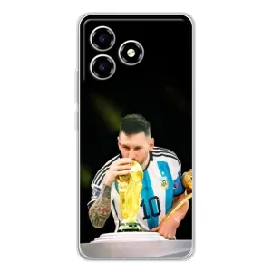 Чехлы для ZTE Blade A36 (Leo чемпион) (AlphaPrint) (Кубок Месси)