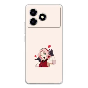 Чехлы Персонажи Аниме Наруто для ZTE Blade A36 (AlphaPrint) (Лайк Сакура)